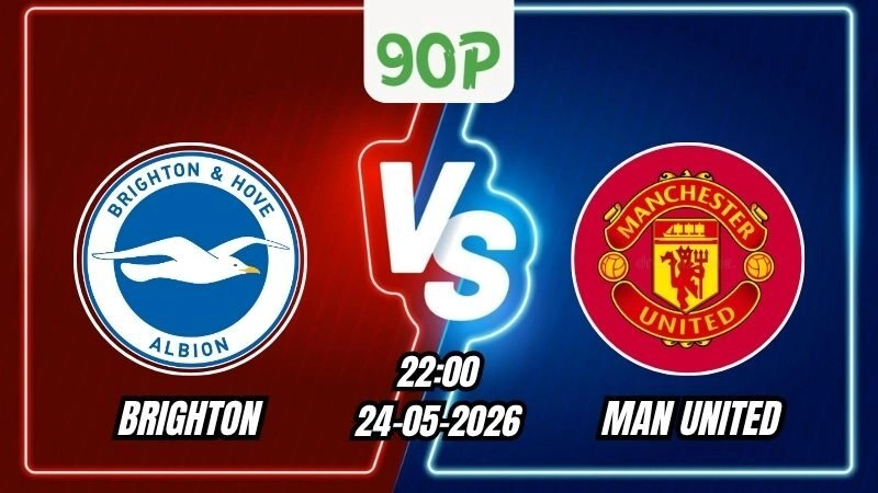 Nhận định Brighton vs Man United 22h00 ngày 24/05/2026