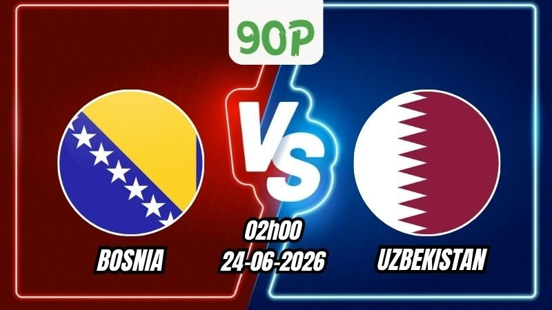 Soi Kèo Bosnia vs Qatar 02h00 - 25/06/2026