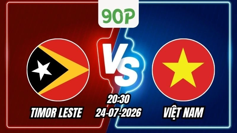 Nhận định Timor Leste vs Việt Nam 20h30 ngày 24/07/2026