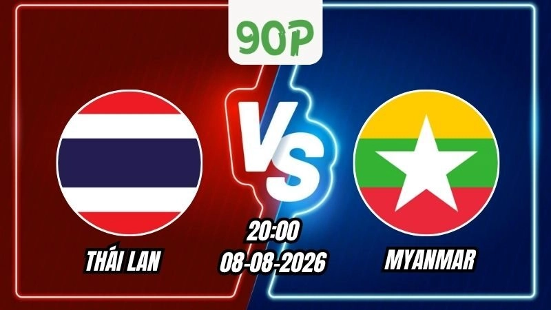 Nhận định Thái Lan vs Myanmar 20h00 ngày 08/08/2026