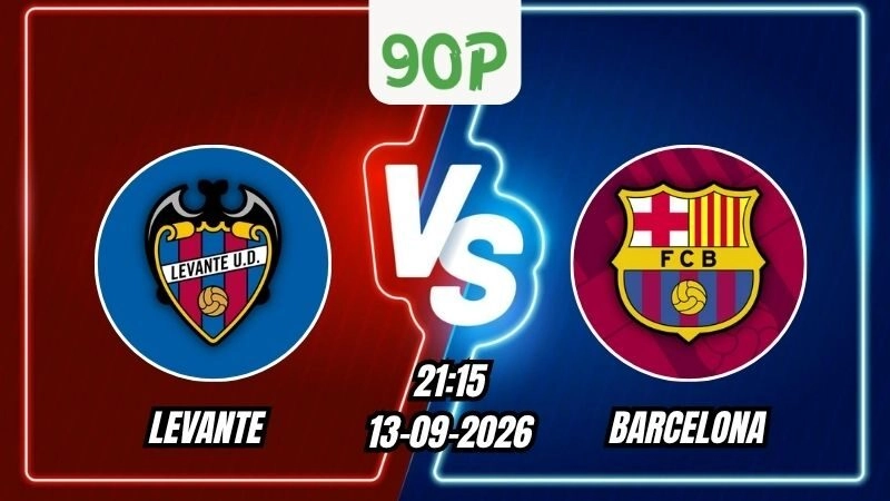 Soi Kèo Levante vs Barcelona 21h15 - 13/09/2026