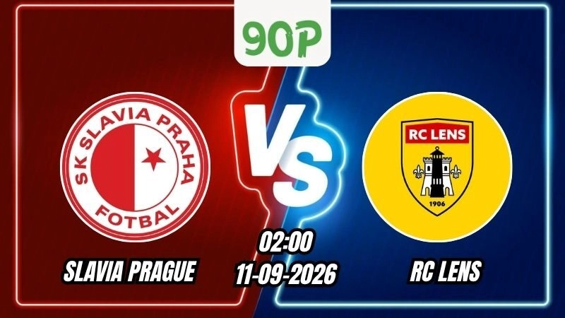 Soi Kèo Slavia Prague vs RC Lens 02h00 - 11/09/2026