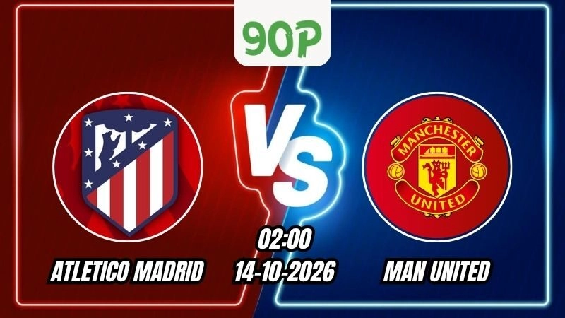 Nhận định Atletico Madrid vs Man United 02h00 ngày 14/10/2026