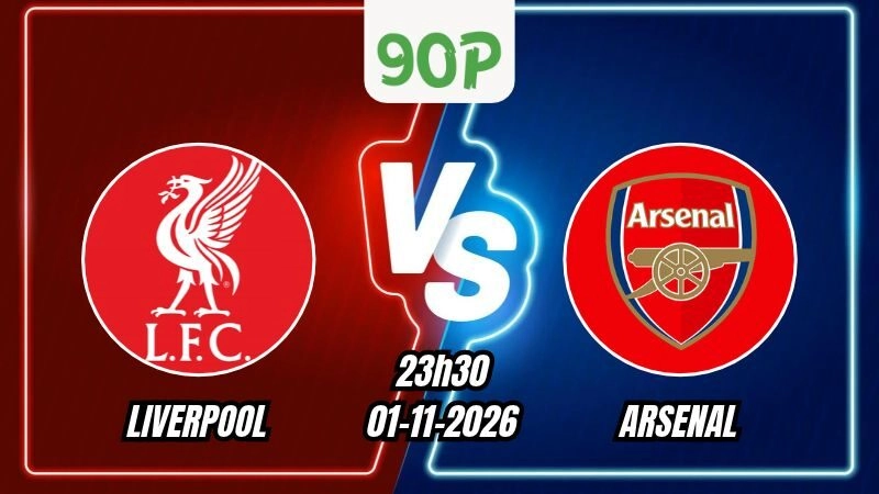 Nhận định Liverpool vs Arsenal 23h30 ngày 01/11/2026