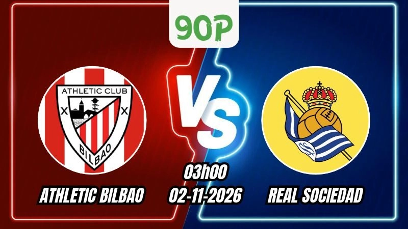 Soi Kèo Athletic Bilbao vs Real Sociedad 03h00 - 02/11/2026