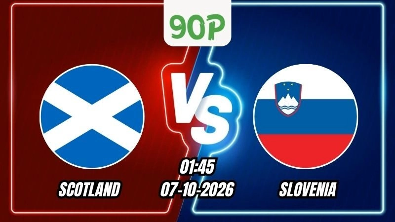 Soi Kèo Scotland vs Slovenia 01h45 - 07/10/2026